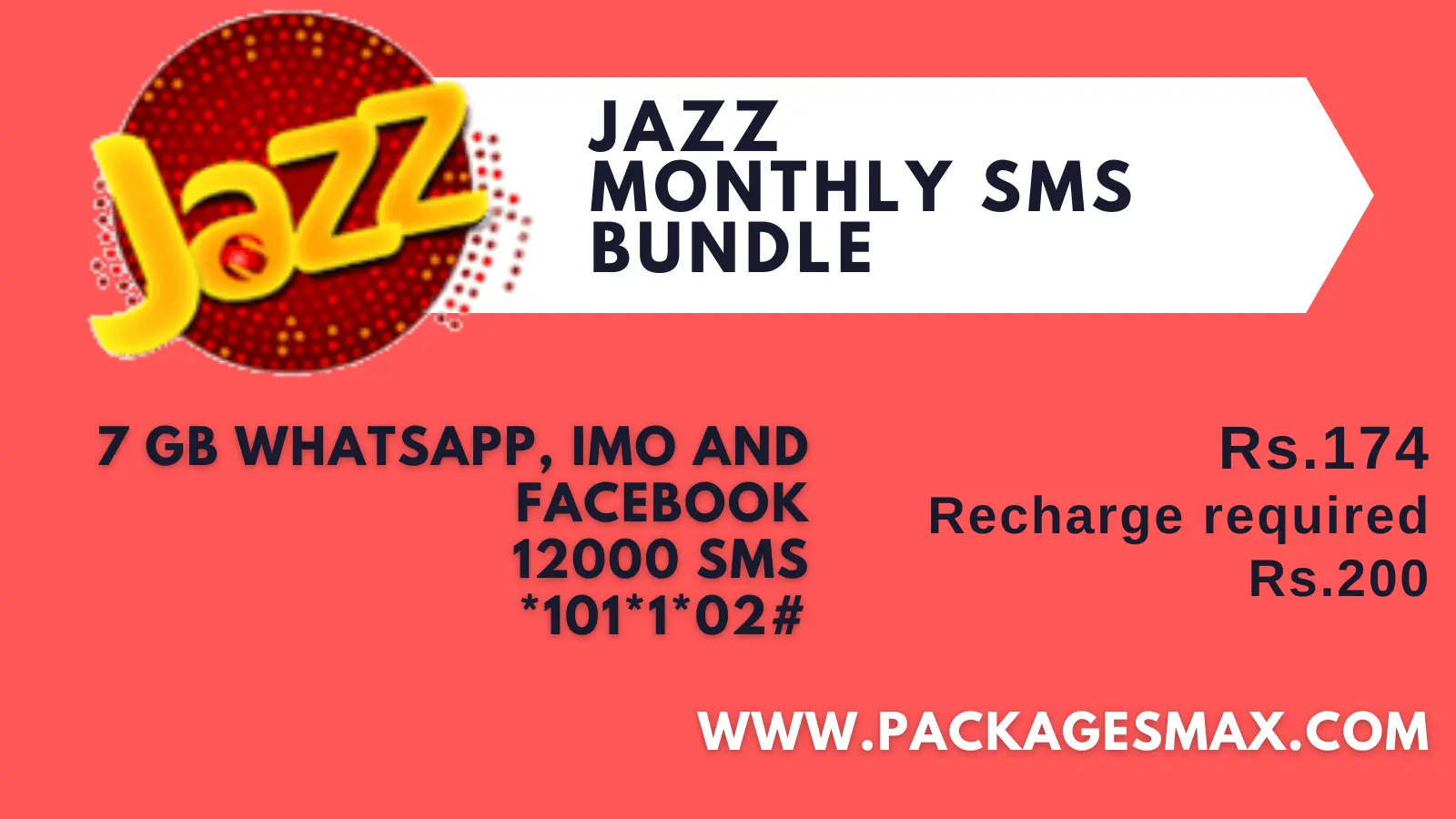 Jazz Monthly SMS Package